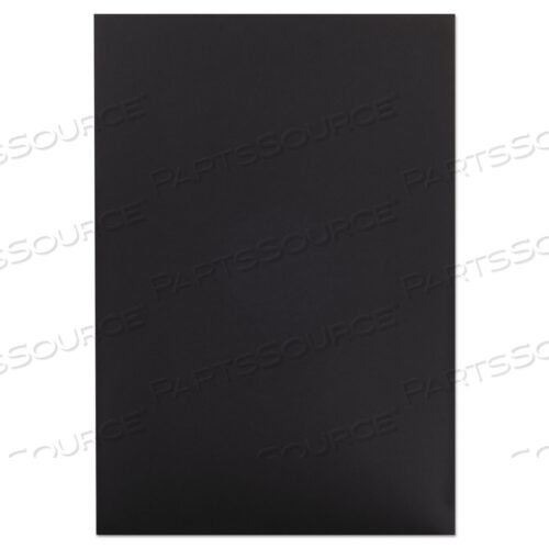 CFC-FREE POLYSTYRENE FOAM BOARD, 20 X 30, BLACK SURFACE AND CORE, 10/CARTON