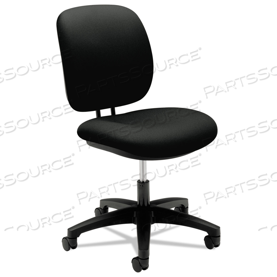 COMFORTASK TASK SWIVEL CHAIR, SUPPORTS UP TO 300 LB, 15 TO 20 SEAT HEIGHT, BLACK