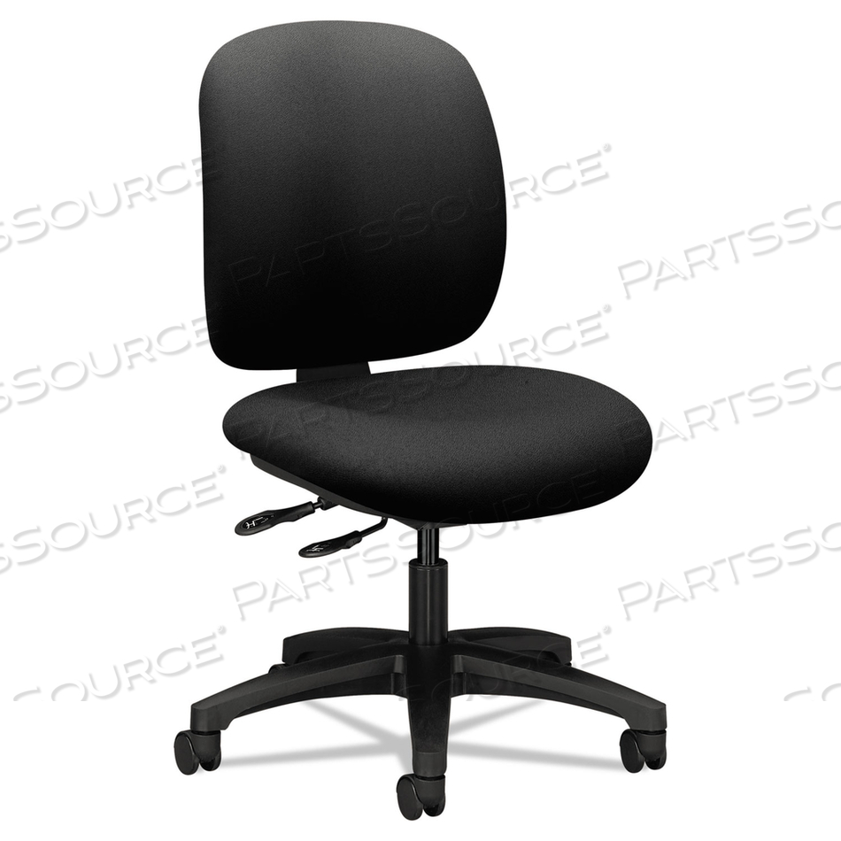 COMFORTASK MULTI-TASK CHAIR, SUPPORTS UP TO 300 LB, 16 TO 21 SEAT HEIGHT, BLACK