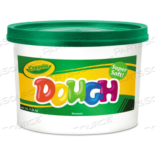 MODELING DOUGH BUCKET, 3 LBS, GREEN