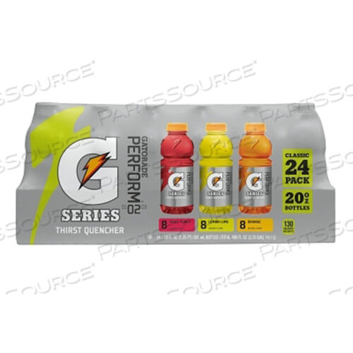 OEM#: 2078120 OZ WIDE MOUTH BOTTLE, LEMON-LIME, ASSORTED ORANGE, FRUIT PUNCH by Gatorade