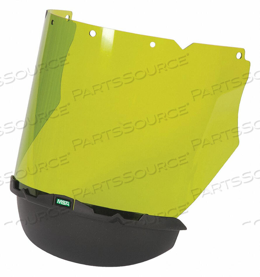 OEM#: 10118480V-GARD VISOR,PC,ARC-RATED SP TINT,MOLDED, 8WX17.25LX.065H,USE WITH CHIN PROTECTOR by MSA Safety Sales, LLC