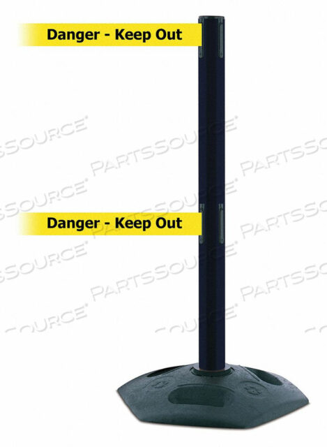OEM#: 886T2-33-STD-NO-YDX-CBARRIER POST WITH BELT HEAVY DUTY RUBBER by Tensabarrier