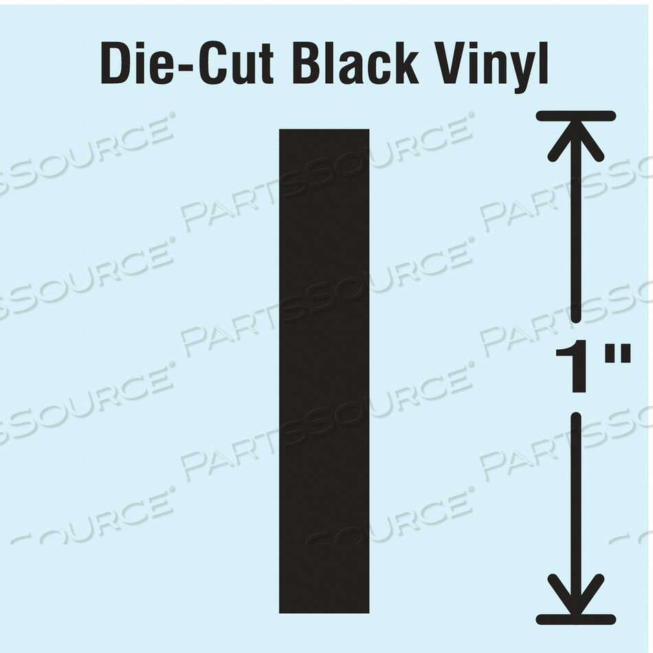 OEM#: DBV-1-I-10DIE CUT LETTER LABEL I 10 CARDS PK10 by Strance, Inc.