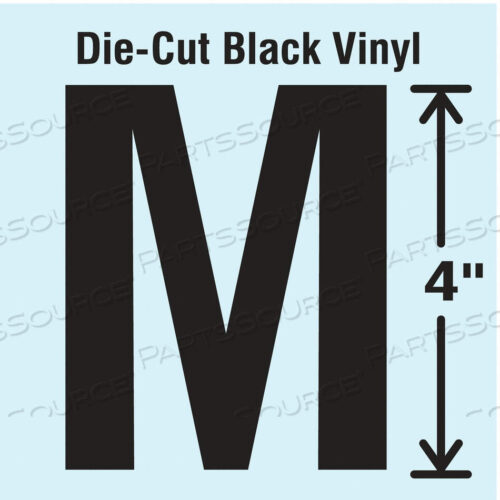 OEM#: DBV-4-M-10DIE CUT LETTER LABEL M 10 CARDS PK10 by Strance, Inc.