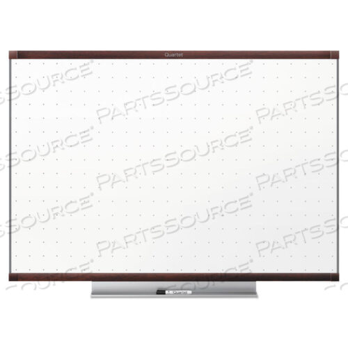 OEM#: TE547MP2PRESTIGE 2 TOTAL ERASE WHITEBOARD, 72 X 48, MAHOGANY COLOR FRAME by Quartet