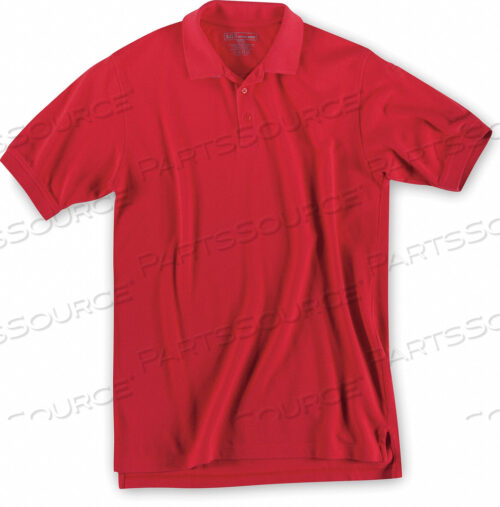 SHORT SLEEVE UTILITY POLO XL RANGE RED