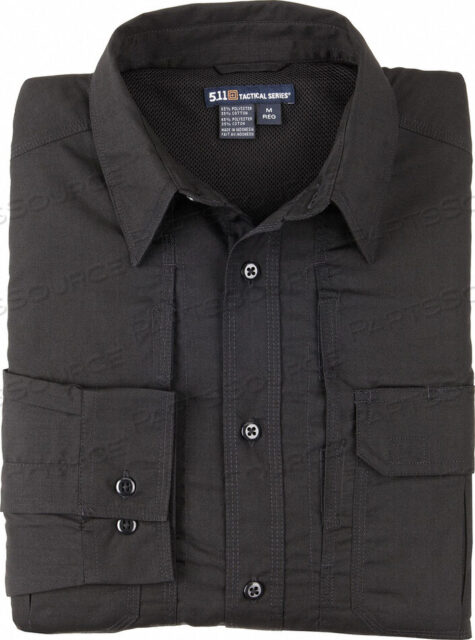 OEM#: 62070WOMENS RIPSTOP LONG SLV SHIRT L BLK by 5.11 Tactical