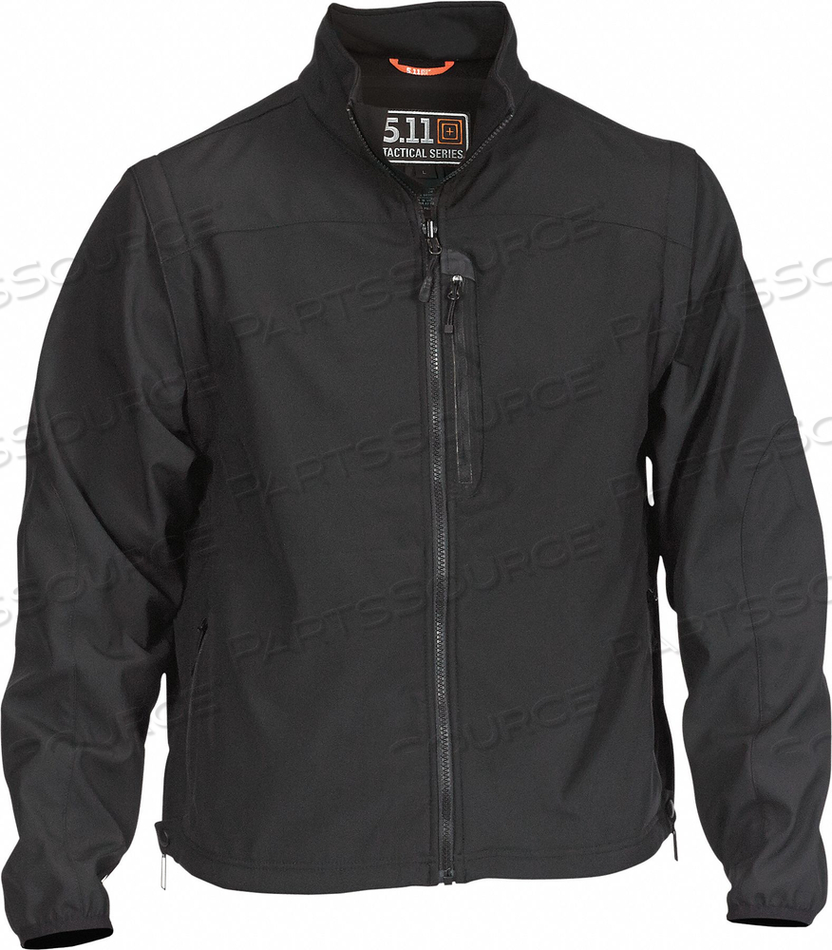 OEM#: 48167VALIANT SOFTSHELL JACKET XL BLACK by 5.11 Tactical