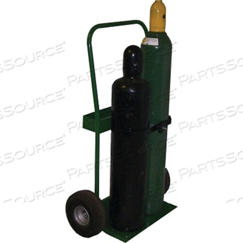 OEM#: 821-10800 SERIES CART, HOLDS 2 CYLINDERS, 6-1/2 IN TO 7-3/4 IN DIA, 10 IN PNEUMATIC WHEELS by Saftcart