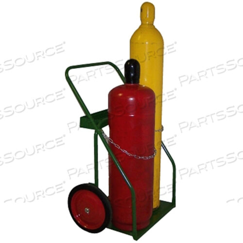 OEM#: 870-14800 SERIES CART, 2 CYLINDERS, 9-1/2 IN AND 12-1/2 IN DIA CYLINDERS, 14 IN SEMI-PNEUMATIC WHEELS by Saftcart