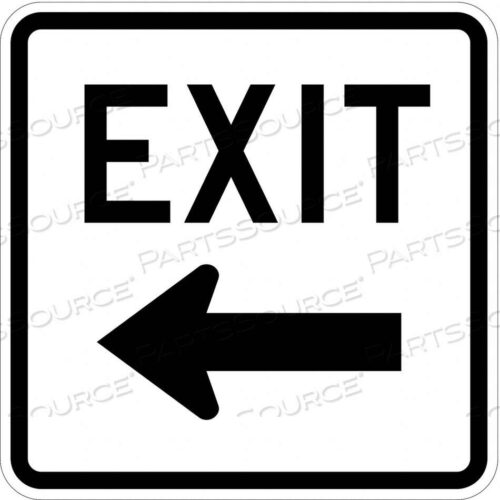 OEM#: T1-1024-EG_18X18EXIT SIGN EXIT (LEFT ARROW) 18 X18 by Lyle Signs Inc.