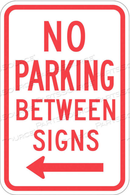 OEM#: T1-1050-HI_12X18NO PARKING SIGN 18 H 12 W by Lyle Signs Inc.