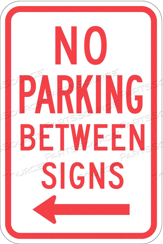 OEM#: T1-1050-HI_12X18NO PARKING SIGN 18 H 12 W by Lyle Signs Inc.