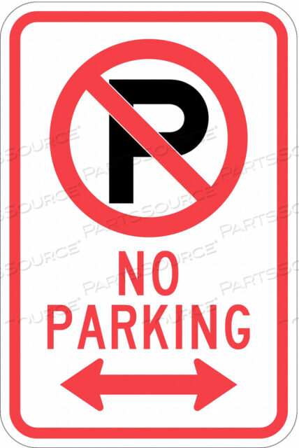 OEM#: T1-1058-EG_12X18NO PARKING SIGN 18 H 12 W by Lyle Signs Inc.