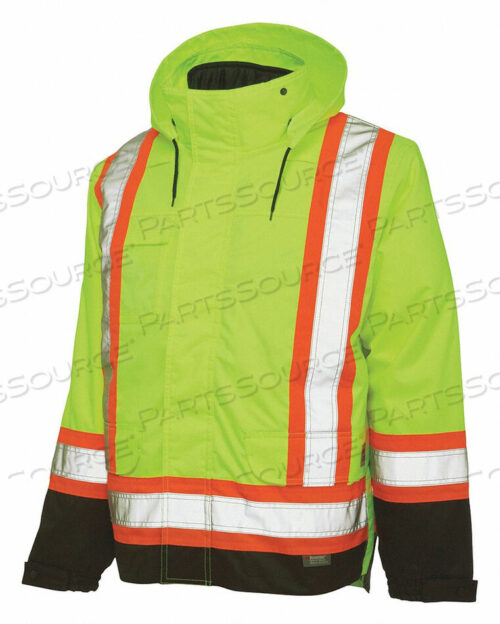 OEM#: S42611G7405 HI-VIS PARKA 5-IN-1 FLUORESCENT GRN M by Tough Duck