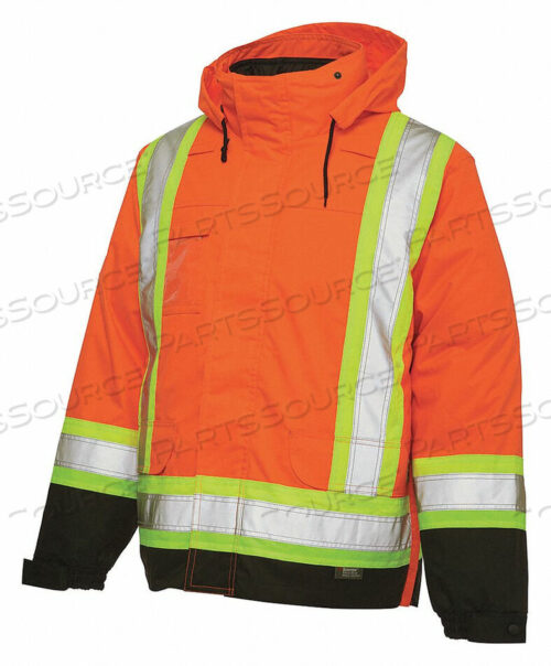 OEM#: S42621G7405 HI-VIS PARKA 5-IN-1 FLUORESCENT ORG 2X by Tough Duck