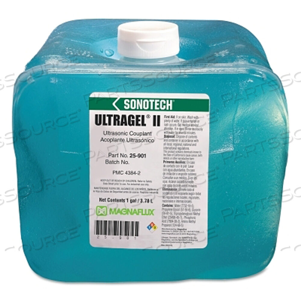 OEM#: 25905ULTRAGEL II HIGH PERFORMANCE ULTRASONIC COUPLANT, 5 GAL, CUBITAINER by Magnaflux