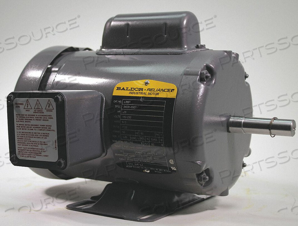 OEM#: L3501MOTOR 1/3 HP 1725 RPM 115/230V 56 TEFC by BALDOR