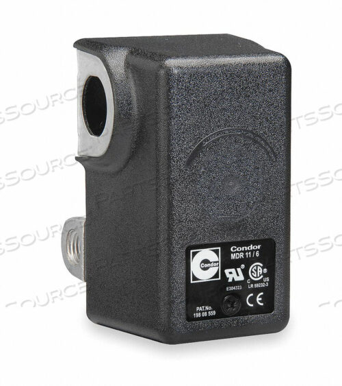 OEM#: 11NCXXPRESSURE SWTCH STNDRD DPST 25 TO 160 PSI by Condor USA, Inc