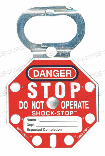 OEM#: 87693LOCKOUT HASP STANDARD 6 LOCK PK5 by Brady Americas