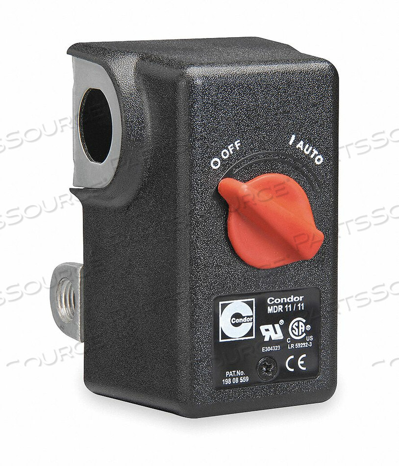 OEM#: 11WC2XPRESSURE SWTCH STNDRD 50 TO 200 PSI DPST by Condor USA, Inc
