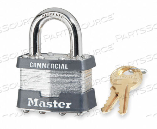 OEM#: 81KEYED PADLOCK 3/4 IN RECTANGLE SILVER by Master Lock