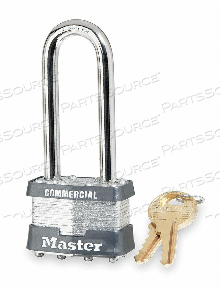 OEM#: 81KALJKEYED PADLOCK 3/4 IN RECTANGLE SILVER by Master Lock