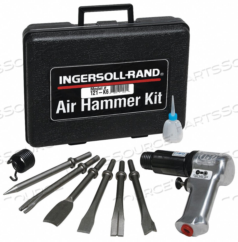 OEM#: 121-K6AIR HAMMER KIT 2 45/64 IN STROKE L by Ingersoll-Rand