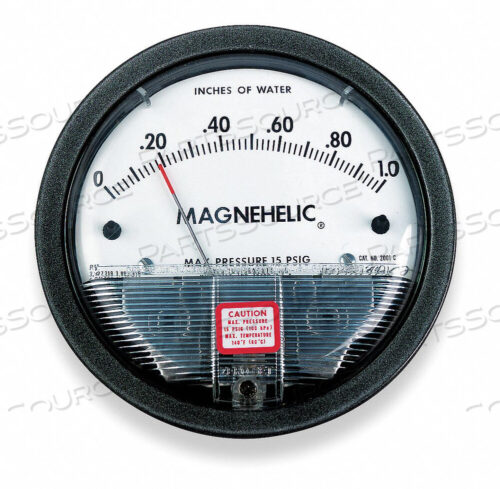 OEM#: 2060PRESSURE GAUGE 0 TO 60 IN H2O by Dwyer Instruments