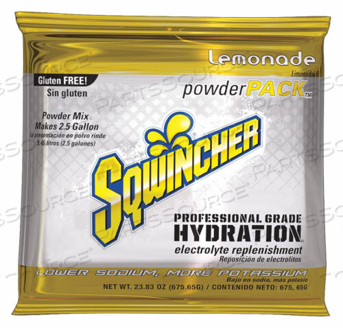 OEM#: 1590160402.5GAL YIELD POWDER CONCENTRATE, LEMONADE by Sqwincher