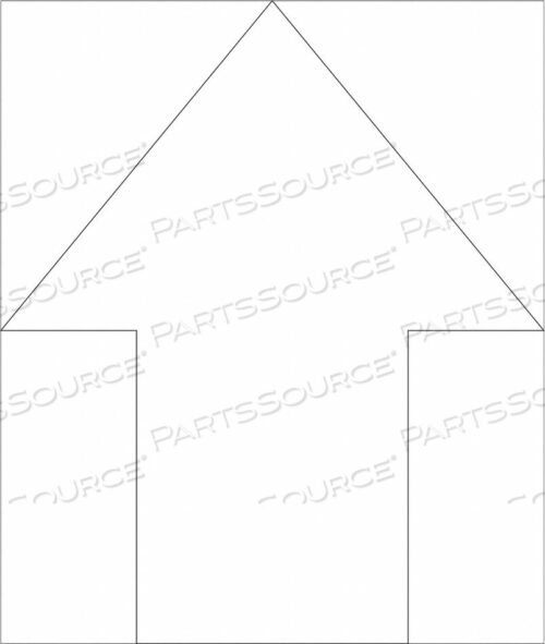 OEM#: Y605019FLOOR STENCIL ARROW POLYETHYLENE by Electromark