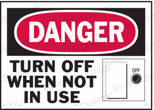 OEM#: 86149DANGER LABEL INSTRUCTION 5 IN W PK5 by Brady Americas