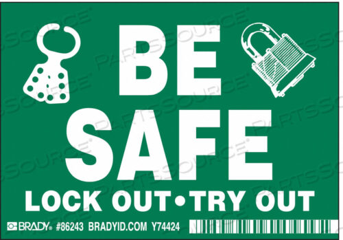 OEM#: 86243MACHINE/EQUIPMENT LABEL INSTRUCTION PK5 by Brady Americas