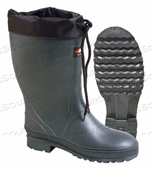 OEM#: 8604-0000-482E7851 RUBBER BOOT WOMENS 6 MID-CALF GREEN PR by Baffin