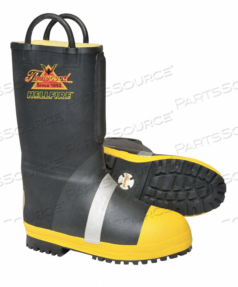OEM#: 807-6000 7WD1761 INSULATED FIREFIGHTER BOOTS 7W STEEL PR by Thorogood