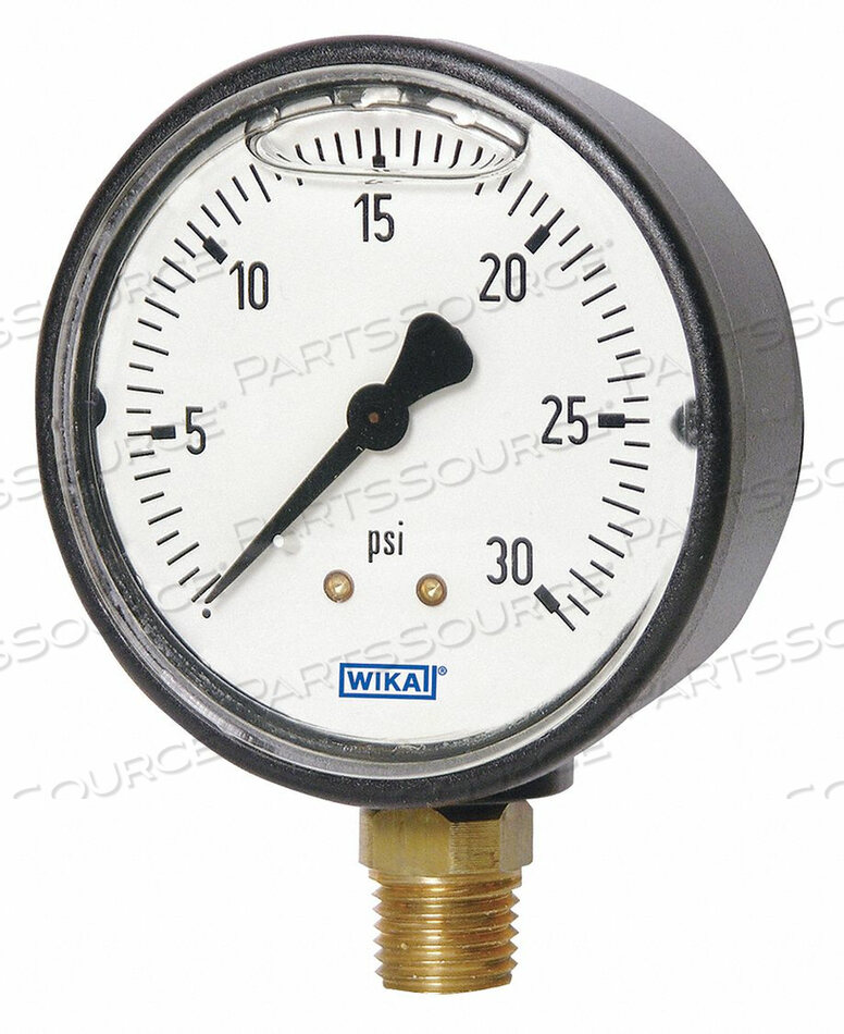 OEM#: 113.13.20.5000.LPRESSURE GAUGE 2 DIAL SIZE MNPT by WIKA USA