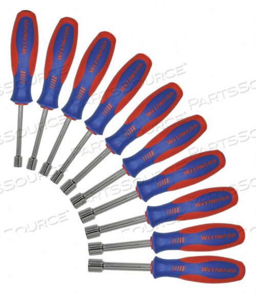 OEM#: 401L18NUT DRIVER SET 10 PCS HOLLW ROUND METRIC by Westward
