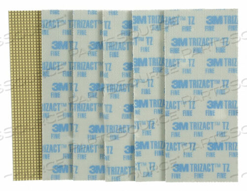 OEM#: 86027POLISHING PAD BLUE SHAPE RECTANGULAR PK6 by 3M Healthcare