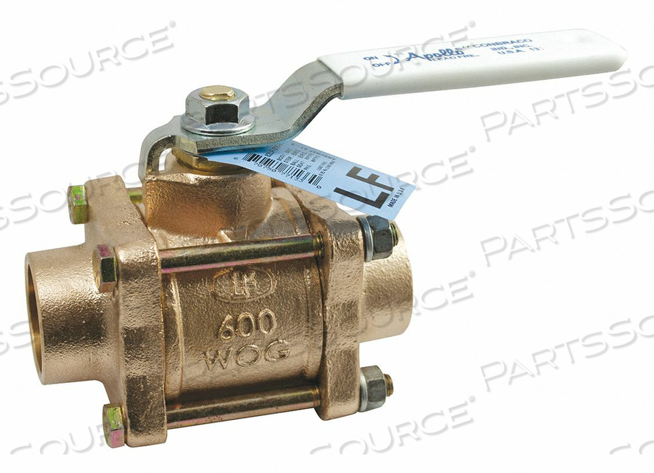 OEM#: 82LF20901LF BRONZE BALL VALVE SWEAT 2-1/2 IN by Apollo Valves (a Conbraco Company)