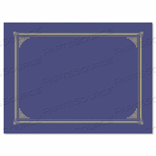 OEM#: 47401CERTIFICATE/DOCUMENT COVER, 12.5 X 9.75, METALLIC BLUE, 6/PACK by Geographics