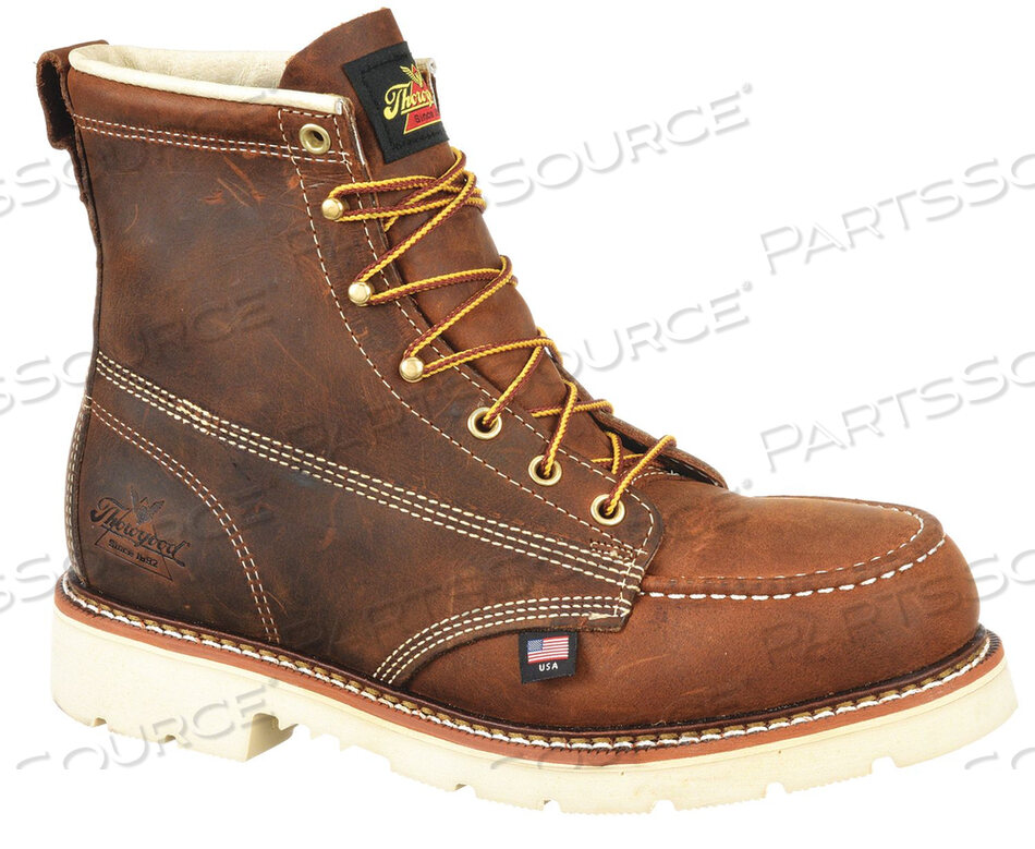 OEM#: 804-4375852E6 WORK BOOT 8-1/2 EE BROWN STEEL PR by Thorogood