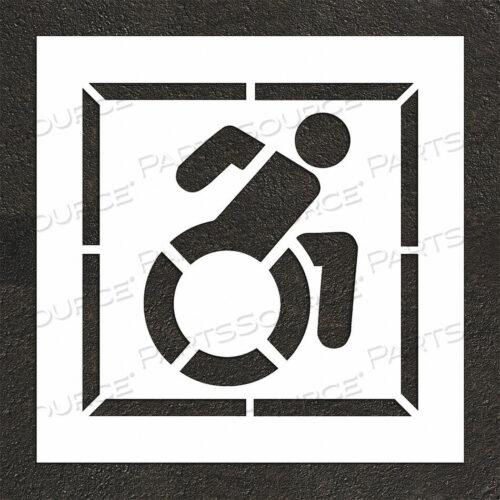 OEM#: STL-116-33902PAVEMENT STENCIL 47 H 47 W 0.063 THICK by RAE Products & Chemicals Corp.