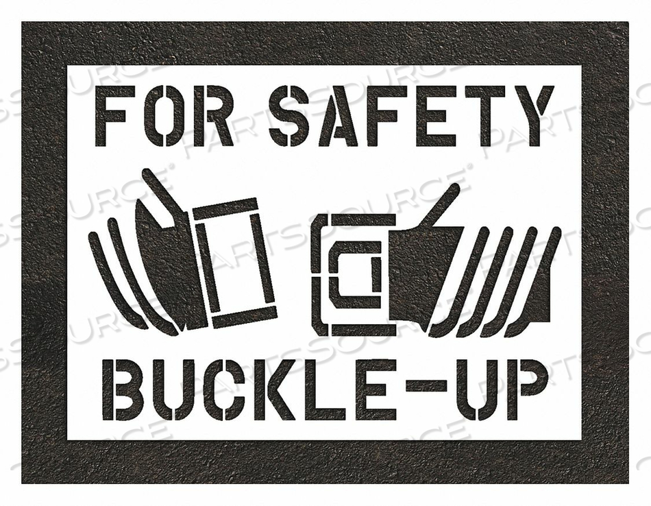 OEM#: STL-108-56629PAVEMENT STENCIL 87 H 60 W 0.125 THICK by RAE Products & Chemicals Corp.