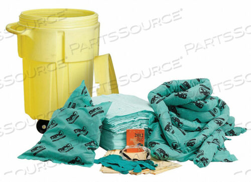 OEM#: SKH-55WSPILL KIT CHEM/HAZMAT YELLOW by Brady Americas