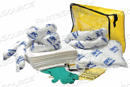 OEM#: SKO-CFBSPILL KIT OIL-BASED LIQUIDS CLEAR/YLW by Brady Americas