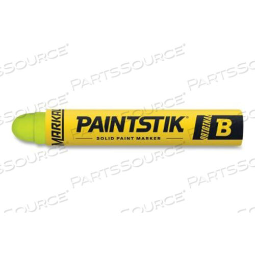 OEM#: 82831PAINTSTIK ORIGINAL B SOLID PAINT MARKER, 11/16 IN DIA, 4-3/4 IN L, FLUORESCENT YELLOW by Markal