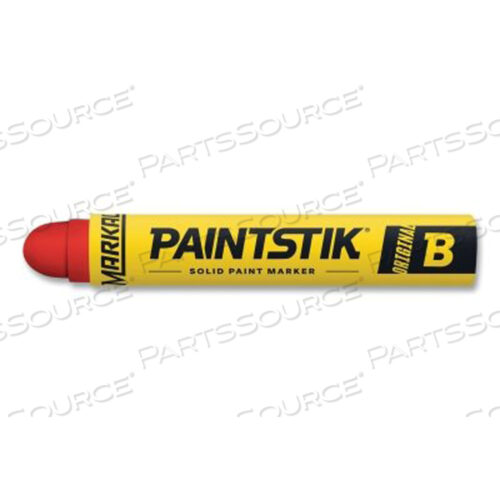 OEM#: 82832PAINTSTIK ORIGINAL B SOLID PAINT MARKER, 11/16 IN DIA, 4-3/4 IN L, FLUORESCENT RED by Markal