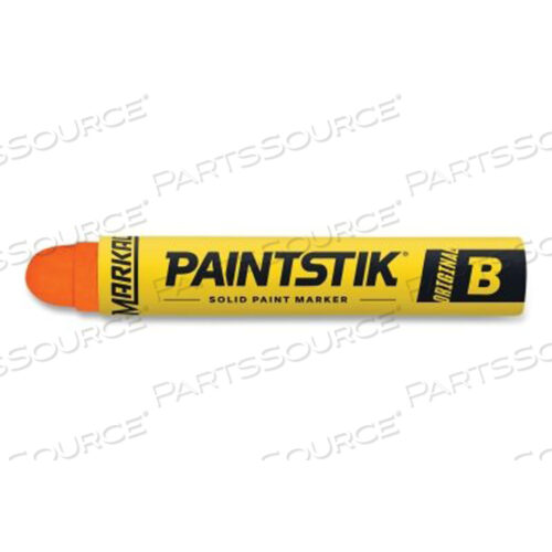 OEM#: 82834PAINTSTIK ORIGINAL B SOLID PAINT MARKER, 11/16 IN DIA, 4-3/4 IN L, FLUORESCENT ORANGE by Markal