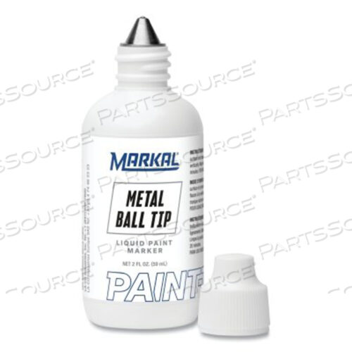 OEM#: 84620BALL PAINT MARKER NON-DRIP PAINT, WHITE, 1/8 IN TIP, METAL BALL POINT by Markal